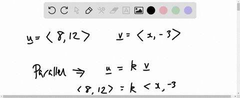given-that-vectors-u-and-v-are-parallel-find-the-value-of-x-v-812-ve-3-98118