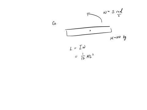 part-g-determine-the-angular-momentum-of-the-100-kg-rod-shown-in-figure-4-about-point-g-measured-counterclockwise-suppose-that-w-5-rads-express-your-answer-to-three-significant-figures-and-i-03857