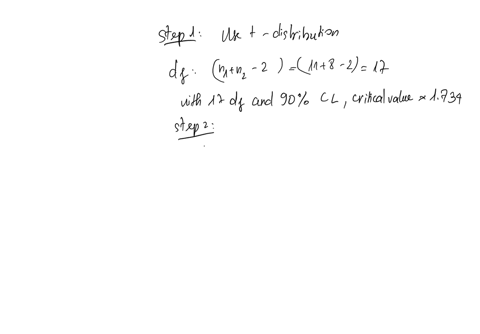given-two-independent-random-samples-with-the-following-results-n111x-1174s134-n28x-2191s222-use-this-data-to-find-the-90-confidence-interval-for-the-true-difference-between-the-population-m-37062