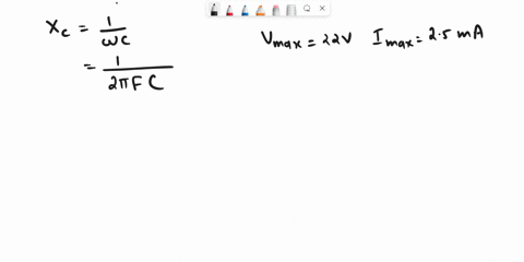 the-ac-voltage-across-a-capacitor-with-c15-mu-mathrmf-has-an-amplitude-of-v_max-22-mathrmv-and-the-c-02028
