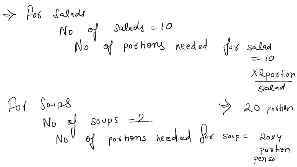 SOLVED One slice of bread yields two portions for salad