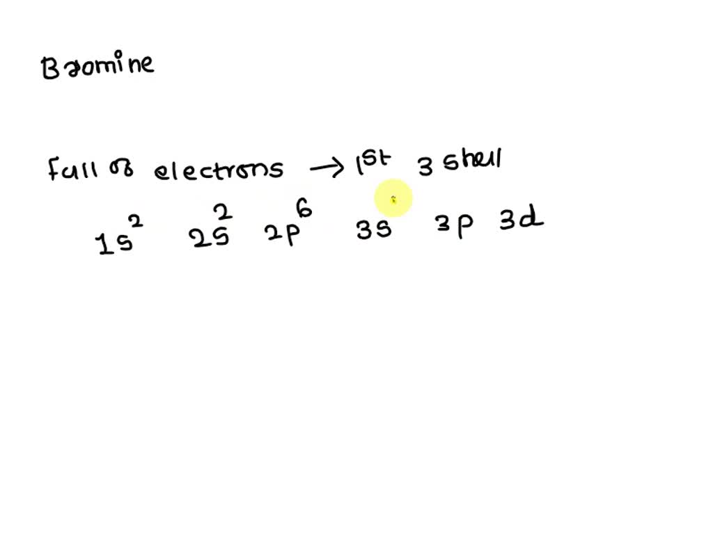 SOLVED Bromine (Br) has four energy levels. Name 2 other elements that would have four energy