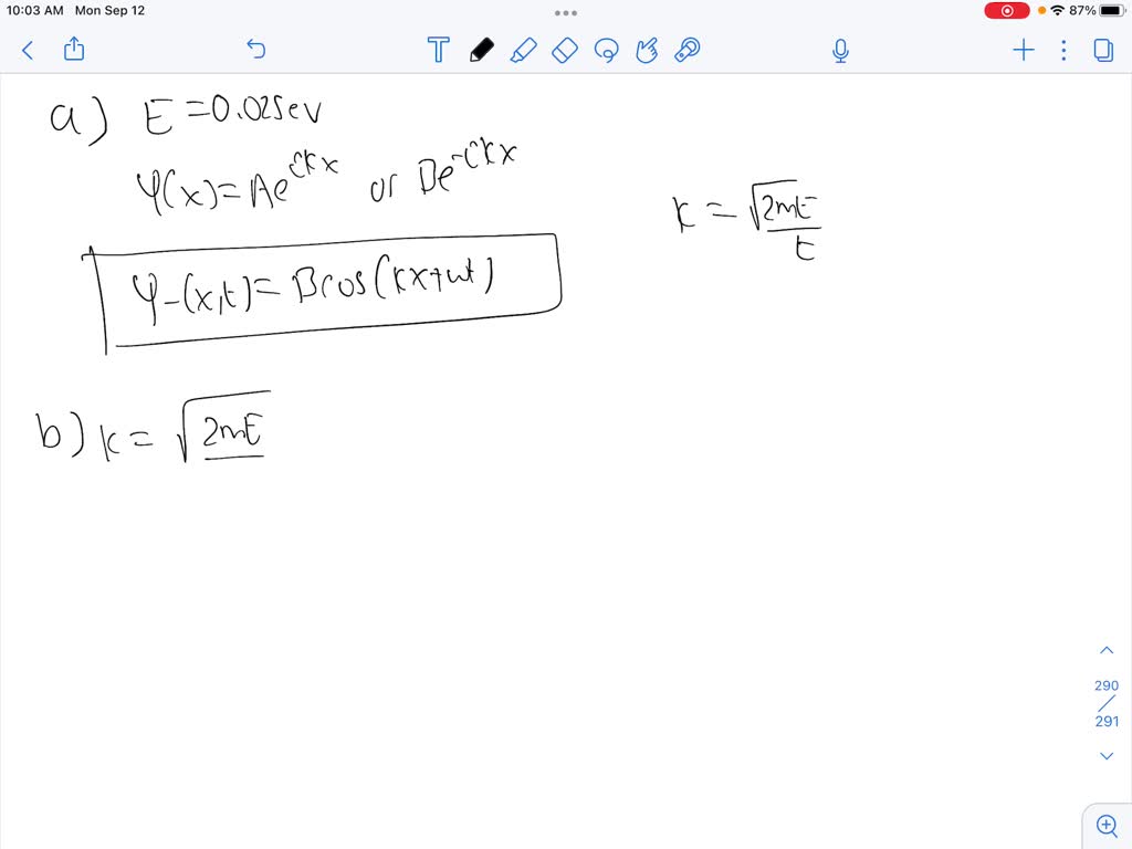 An Electron Is Traveling In The Negative X Direction With A Kinetic ...