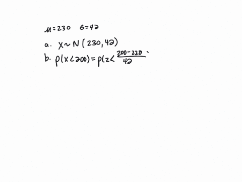 1-suppose-that-the-distance-of-fly-balls-hit-to-the-outfield-in-baseball-is-normally-distributed-with-a-mean-of-230-feet-and-a-standard-deviation-of-42-feet-let-x-distance-in-feet-for-a-fly-43201