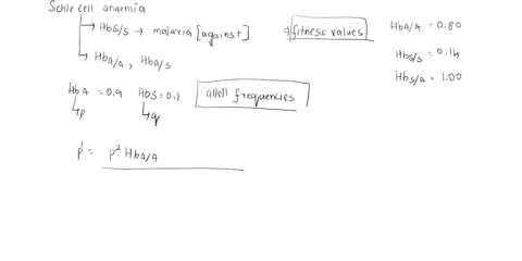 the-gene-for-sickle-cell-anemia-exhibits-heterozygote-advantage-overdominance-an-individual-who-is-an-hbanenb-s-heteros-ygdee-ogotcredsed-tresestancerd-onalaaiacend-therefore-has-greater-fit-51356