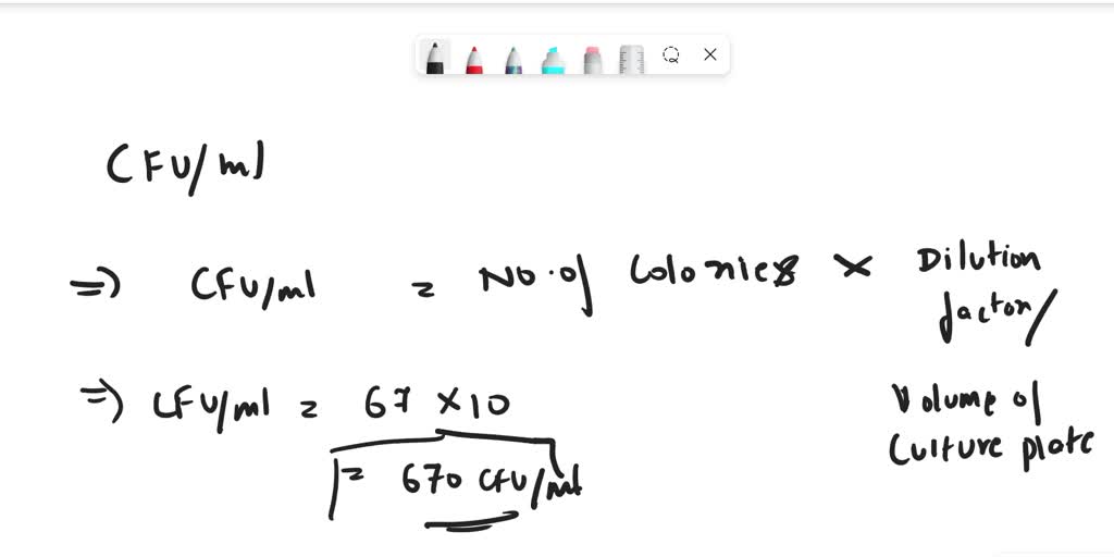 SOLVED If a 108 dilution contains 48, 39, and 69 colonies on 3