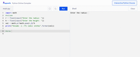 the-volume-and-area-of-a-cylinder-are-calculated-as-volume-r2h-area-2rh-2r2-given-the-radius-and-height-of-a-cylinder-as-floating-point-numbers-output-the-volume-and-area-of-the-cylinder-hin-03502