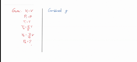 ideal-gases-initially-in-a-container-with-volume-v-and-pressure-p-if-the-temperature-of-gas-becomes-54-t-and-its-volume-becomes-34-v-what-is-the-final-pressure-of-the-gas