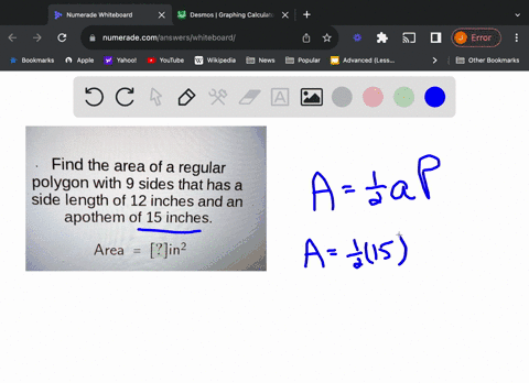 find-the-area-of-a-regular-polygon-with-9-sides-that-has-a-side-length-of-12-inches-and-an-apothem-of-15-inches-area-jin-74238