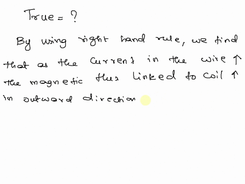 a-circular-metal-ring-is-situated-above-a-long-straight-wire-as-shown-in-the-figure-below-the-straight-wire-has-a-current-flowing-to-the-right-and-the-current-is-increasing-in-time-at-a-cons-13506