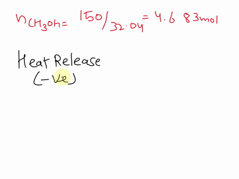 methanol-ch3oh-burns-according-to-the-equation-2ch3ohl-3o2g-2co2g-4h2ol-hrxn-1454-kjmol-a-how-much-heat-in-kilojoules-is-given-off-when-1500-g-of-methanol-is-burned-select-b-how-many-grams-o-47688