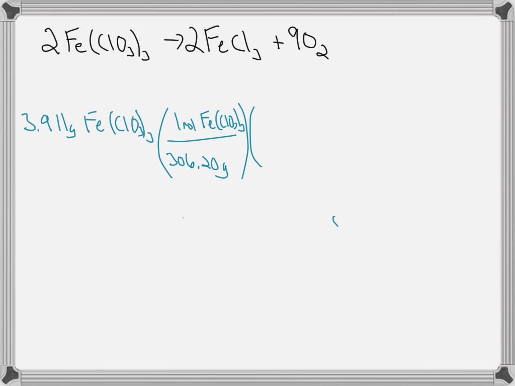 SOLVED Before starting their chemical reaction, a student wanted to