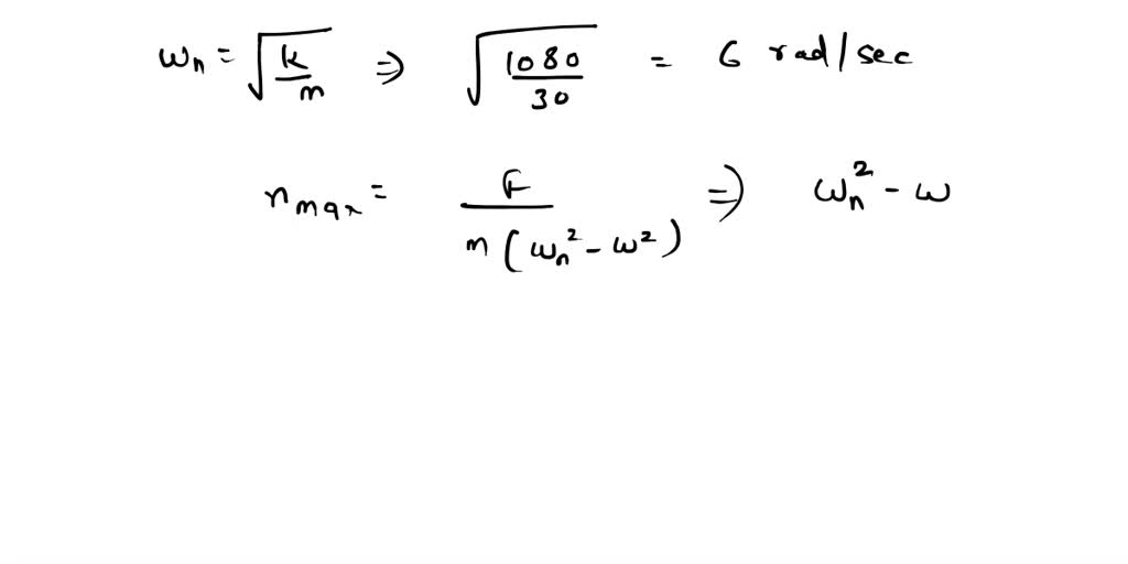 SOLVED: The 30 -kg cart is acted upon by the harmonic force shown in ...