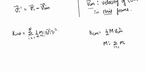 let-the-total-energy-of-a-system-of-n-particles-be-measured-in-an-arbitrary-frame-of-reference-such-49043