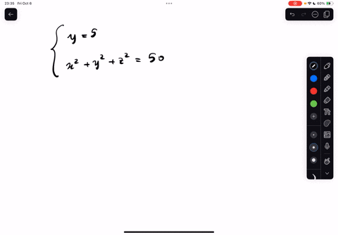 find-parametrization-using-cost-and-sint-of-the-following-curve-the-intersection-of-the-plane-y-5-with-the-sphere-z-v-22-50-49826