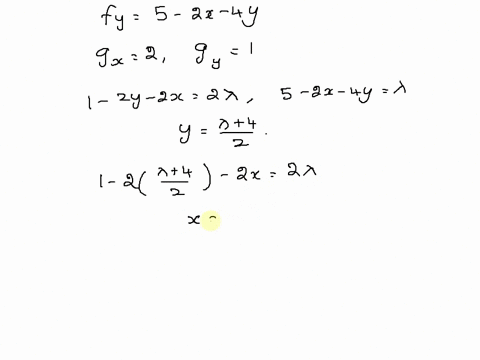 use-the-method-of-lagrange-multipliers-to-maximize-the-function-subject-to-the-given-constraint-maximize-the-function-fx-y-x-sy-_-zxy-x2-_-2y2-subject-to-the-constraint-2x-y-4-maximum-of-at-05373