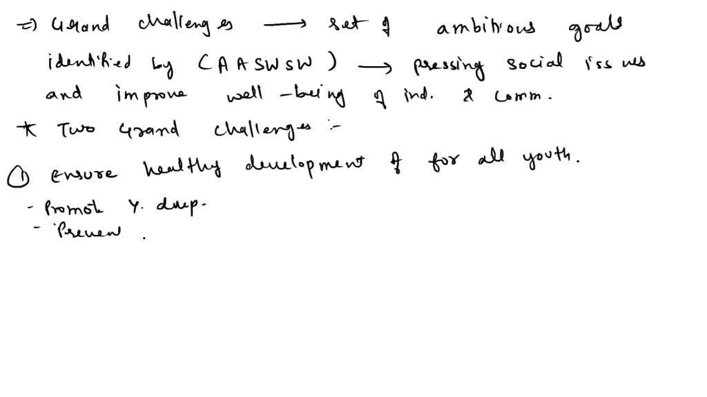 Solved what do the grand challenges of social work refer to in the