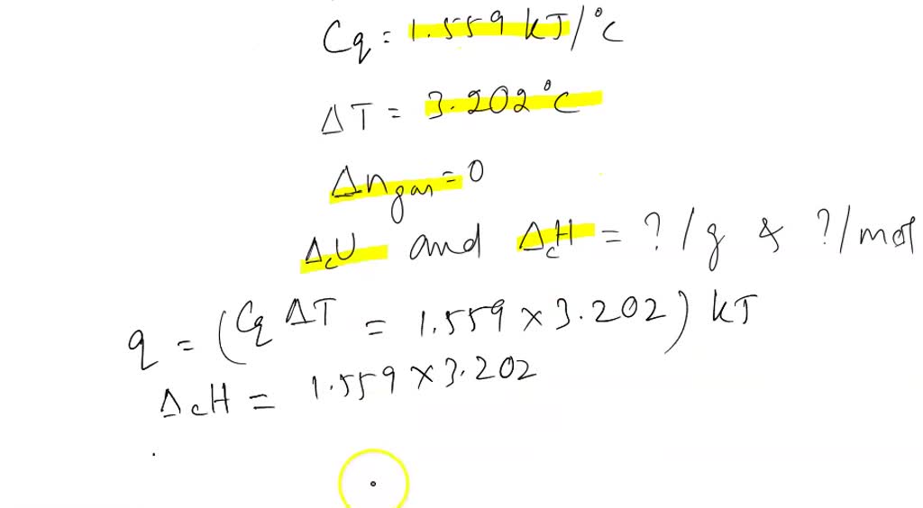 SOLVED: Suppose a 0.1943 g sample of quinone (C6H4O2) is burned in a ...