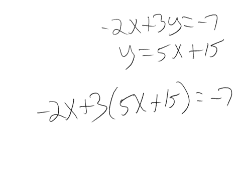 solve-the-system-by-substitution-2-x-3-y-7-y-5-x-15