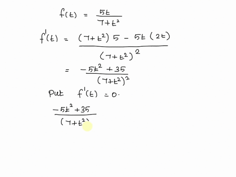 find-the-exact-global-maximum-and-minimum-values-of-the-function-ft5t7t2-if-its-domain-is-all-real-numbers-global-maximum-at-t-global-minimum-at-t-90203