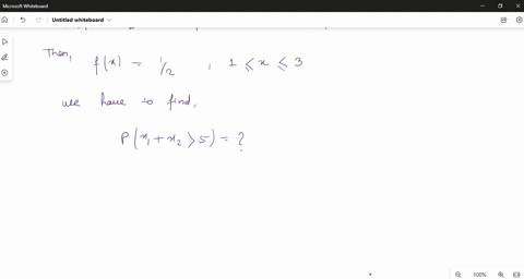 let-x-have-a-uniform-distribution-on-the-interval-1-3-what-is-the-probability-that-the-sum-of-2-independent-observations-of-x-is-greater-than-5-72622