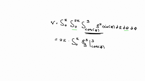 use-a-spherical-coordinate-integral-to-find-the-volume-of-the-given-solid-12-the-solid-between-the-sphere-p-cos-0-and-the-sphere-p-3-66075