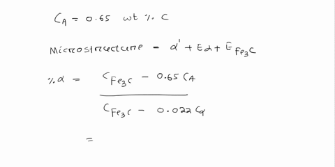 compute-the-mass-fraction-of-eutectoid-ferrite-in-an-iron-carbon-alloy-that-contains-065-wt-c-the-iron-iron-carbide-phase-diagram-is-shown-in-the-animated-figure-1028-references-composition-40922
