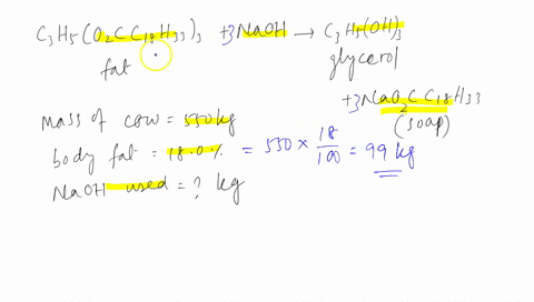 glycerol-whose-formula-is-chohz-is-sweet-oily-substance-formed-from-the-reaction-of-animal-fat-with-sodium-hydroxide-the-other-product-being-soap-the-unbalanced-equation-for-this-reaction-is-34087