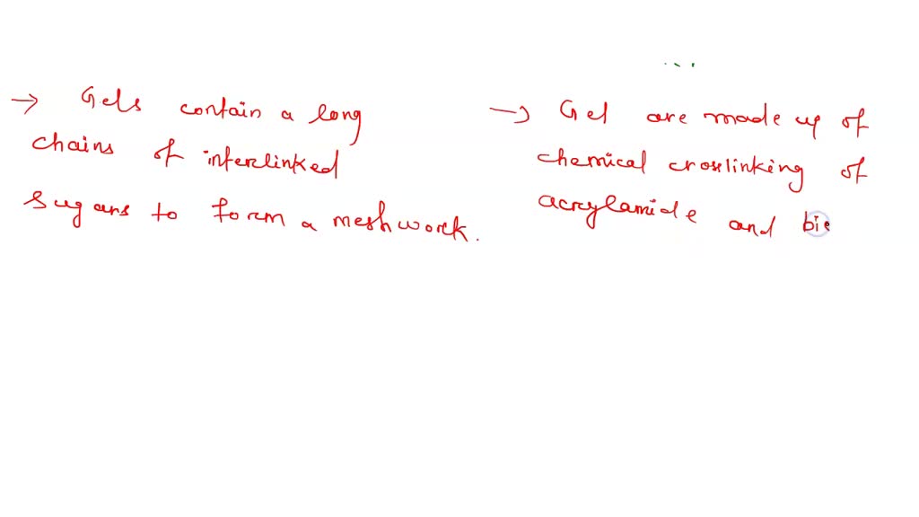 SOLVED: what are two differences between agarose gel electrophoresis ...