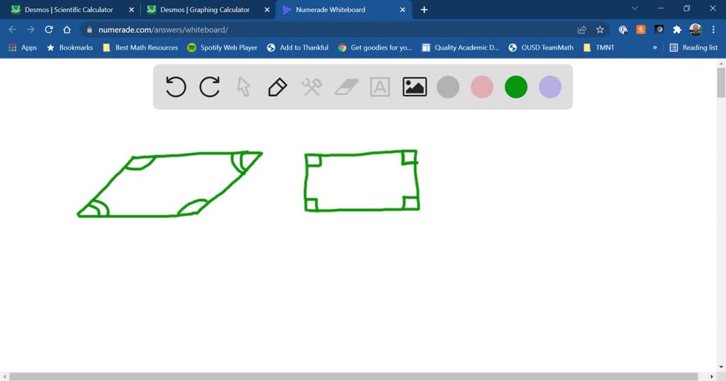 SOLVED: A parallelogram is a quadrilateral whose adjacent are parallel