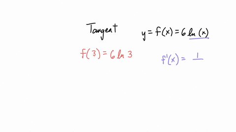 point-find-the-equation-of-the-line-tangent-to-the-graph-of-y-6-inx-at-x-3-tangent-line-y-32325