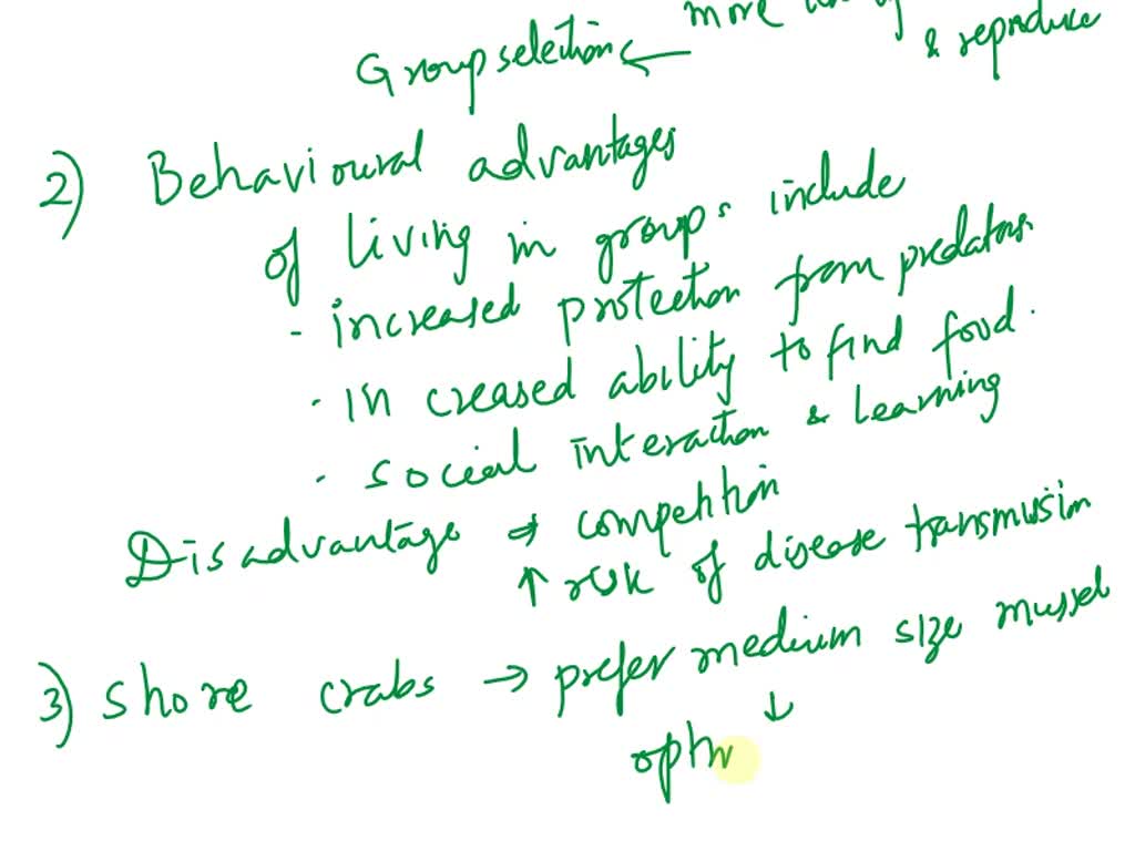 SOLVED 1. Natural selection favors the individual and not the group