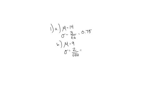 1-random-samples-of-size-n-were-selected-from-populations-with-the-means-and-variances-given-here-find-the-mean-and-standard-deviation-of-the-sampling-distribution-of-the-sample-mean-in-each-32342