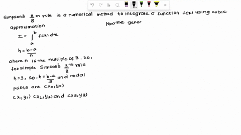 3-1-derive-the-formula-for-simpson-38-rule-of-integration-eq-427-page-199-to-approximate-f-wdx-2-use-simpson-38-rule-in-part-1-to-approximate-jx2dx-compute-the-actual-error-and-an-error-boun-13947