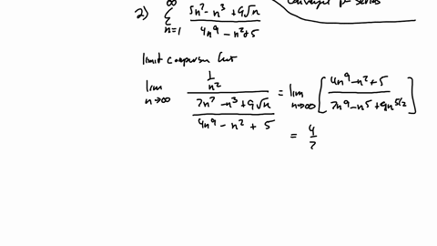 point-test-each-of-the-following-series-for-convergence-by-either-the-comparison-test-or-the-limit-comparison-test-if-at-least-one-test-can-be-applied-to-the-series-enter-conv-if-converges-o-29108