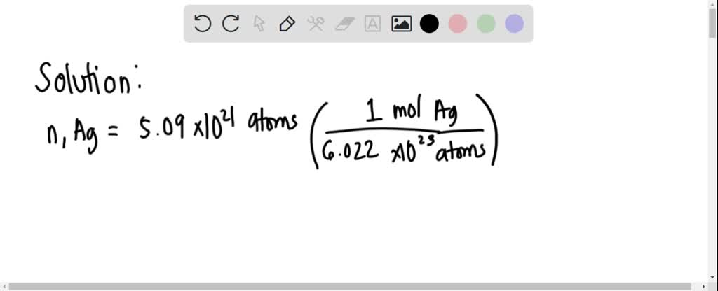 SOLVED: What quantity in moles of silver atoms do you have if you have ...