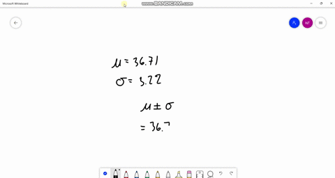 solve-the-problem-the-mean-of-a-data-set-is-3671and-the-sample-standard-deviation-is-322-find-the-interval-representing-measurements-within-one-standard-deviation-of-the-mean-3571-3771-27054-06601