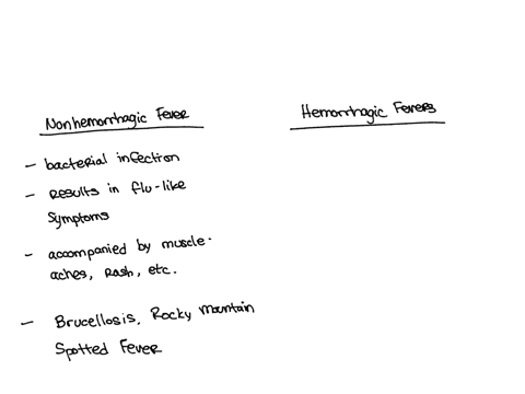 identify-factors-that-distinguish-hemorrhagic-and-nonhemorrhagic-fever-diseases-48304