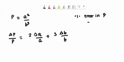 p-a2-b3-error-in-a-and-b-are-2-and-3-find-percentage-error-in-p-98618