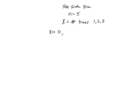 toss-a-six-sided-die-five-times-x-denotes-the-number-of-times-that-you-see-a-1-2-or-3-find-px-4-96625