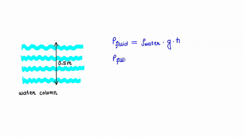 a-column-of-water-density-1000-kglm-has-helght-of-05-m-whal-is-ihe-fluid-pressure-al-ihe-bottom-of-the-column-of-water-500-pa-4900-pa-9800-pa-2450-pa-41981