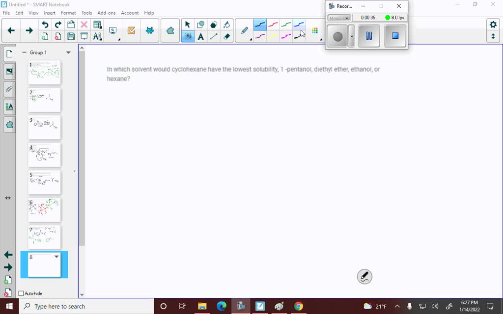 SOLVED Which of these TLC solvent systems listed below is the most