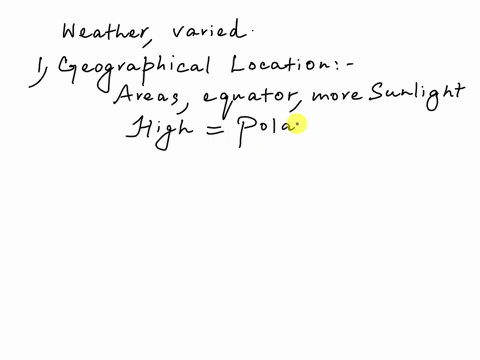 why-is-weather-different-from-place-to-place-97089