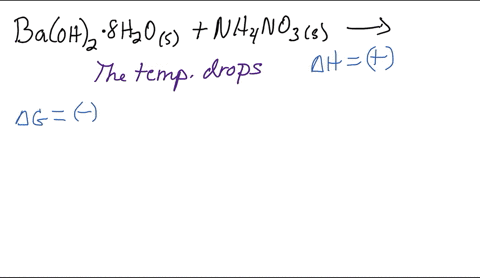 when-crystalline-solid-barium-hydroxide-octahydrate-and-crystalline-solid-ammonium-nitrate-are-mixed-in-a-beaker-at-room-temperature-a-spontaneous-reaction-occurs-the-temperature-of-the-beak-60824