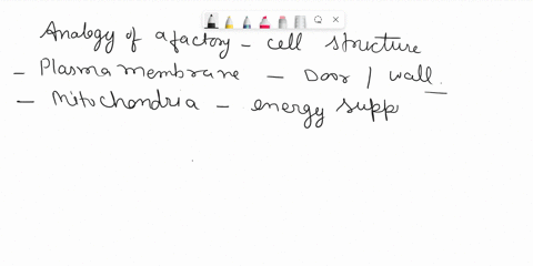 use-the-analogy-of-the-cell-as-a-manufacturing-factory-to-describe-the-function-of-the-following-cell-structures-plasma-membrane-mitochondria-nucleus-golgi-ribosomes-lysosomes-endoplasmic-re-37559