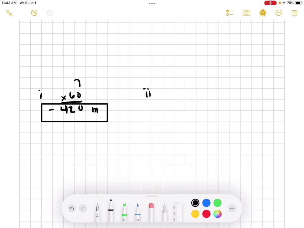 SOLVED: And elevator descends into a mine shaft at the rate of 4 meter