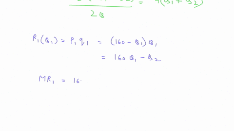 a-monopolist-has-two-segmented-markets-with-demand-curves-given-by-p1-160-q1-and-p2-130-1-2q2-where-p1-p2-are-the-prices-charged-in-each-market-segment-and-q1-q2-are-the-quantities-sold-its-86024