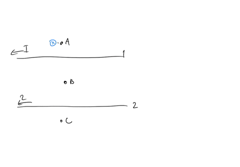 a-b-midway-between-the-two-wires-and-point-is-below-the-figure-above-shows-an-equal-amount-of-current-passing-through-two-paralle-wires-point-a-is-above-the-wires-point-the-mires-the-current-26542