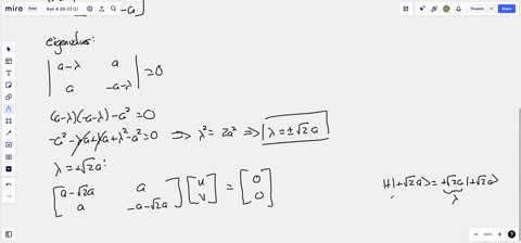the-hamiltonian-operator-for-a-two-state-system-is-given-by-ha11-221221-where-a-is-a-number-with-the-dimension-of-energy-find-the-energy-eigenvalues-and-the-corresponding-energy-eigenkets-as-48042