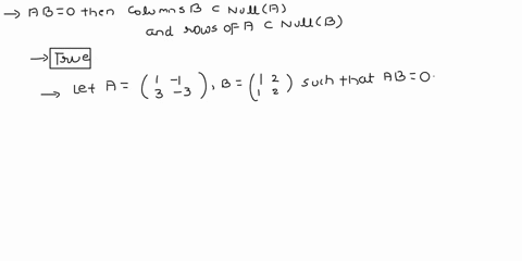 this-question-is-about-subspaces-and-orthogonal-complement-1-if-ab0-then-the-columns-of-b-are-in-the-of-a-and-the-rows-of-a-are-in-the-of-b-2-why-cant-a-and-b-in-the-above-question-be-33-mat-78893